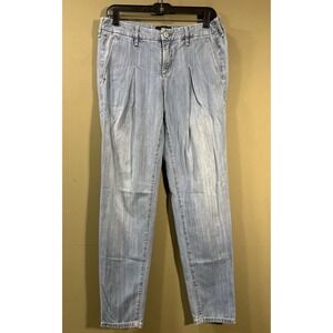 ROBERT RODRIGUEZ R-N-D Newsboy Jeans Womens Sz 28 Pleated Valencia Blue (32x30)